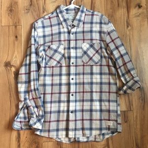 Quiksilver Flannel Button Up- LG- Modern Fit